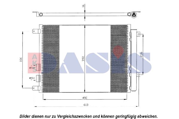 AKS DASIS Kondensaator,kliimaseade 012005N